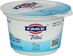 FAGE Total Greek Yogurt, 5% Whole Milk, Plain, 5.3 oz
