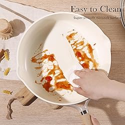 CAROTE 10" Ceramic Frying Pan Skillet, Non Stick