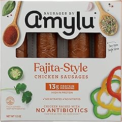 AmyLu Fajita Style Chicken Sausage, 12 OZ