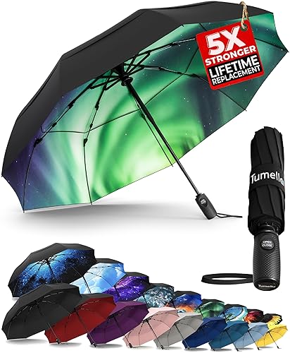 Amazon Compact Windproof Umbrella Repel Umbrella Windproof Travel