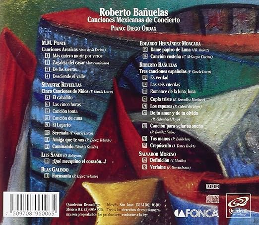 Banuelas Roberto Canciones Mexicanas De Concierto Amazon Com Music