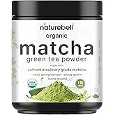 Organic Matcha Green Tea Powder, 1 Pound | Unsweetened with Zero Sugar, Culinary Grade, Potent Early Spring Leaf Harvest, Fine Stone Ground – Vegan, All Purpose, Great for Matcha Latte