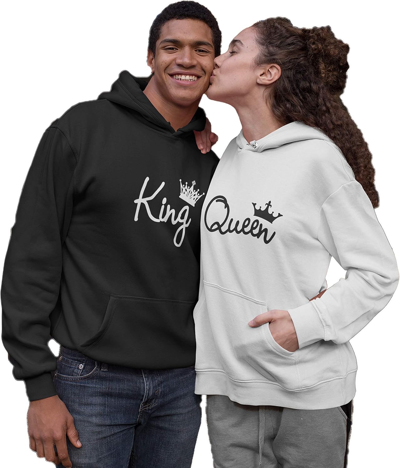 king and queen sweatshirts amazon