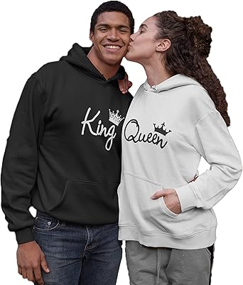 king and queen hoodies amazon