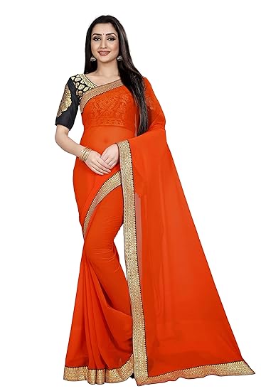 Anand Sarees chiffion sareewith Blouse Piece Saree