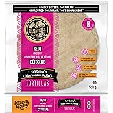 La Tortilla Factory 7.5” Keto 1g Net Carb High Fibre & Protein Wheat Tortillas, 8 Tortillas, 320g