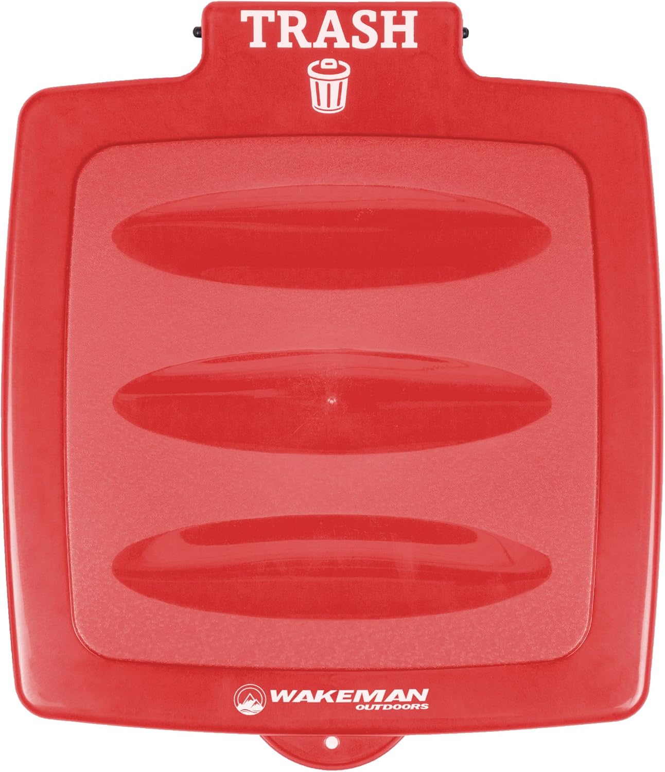Wakeman Portable Trash Bag Holder- Collapsible Trashcan for Garbage and Indoor/Outdoor Use Outdoors -Ideal for Camping Recycling and More (Red): Clothing