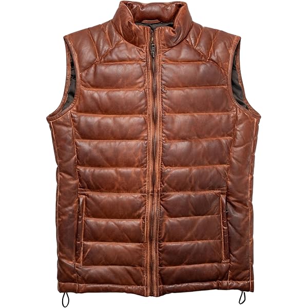 トップス Hooded Short Vest - Flight Satin(Brown) Down Filled Collection – MyAnorak