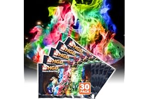 HGD (28 Pack) Magic Campfire Fire Color Changing Packets for Fire Pit - Actually 30pk Bonus 2 Free, Indoor/Outdoor Fireplace, Bonfire - Rainbow Magical Flame, Camping Accessory, Compatible with Wood