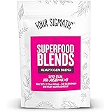 Four Sigmatic Adaptogen Blend - Reishi, Cordyceps, Asian Ginseng, Ashwagandha, Tulsi, Gynostemma, Amla, Schisandra, Turmeric, Ginger, Black Pepper, 60 gram, 30 servings
