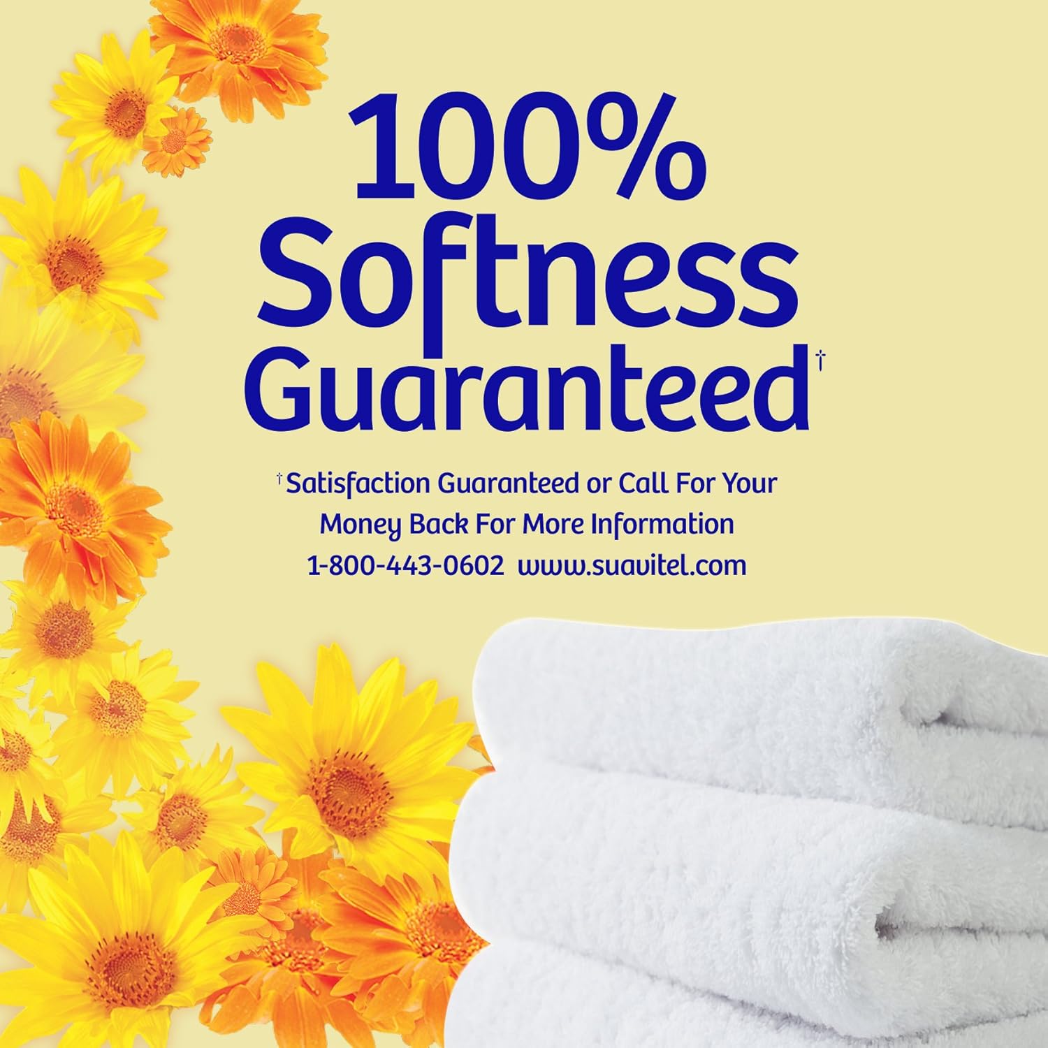 Suavitel Fabric Softener, Morning Sun, 120 Fluid Ounce: Health & Personal Care