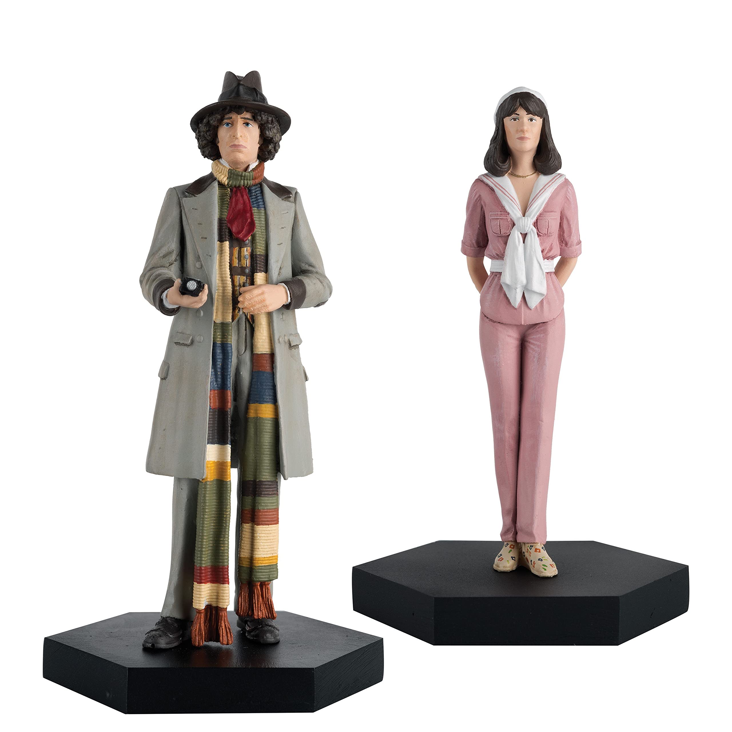 Doctor Who - 4th Doctor & Sarah Jane Figurine Set - Doctor Who Figurine Collection by Eaglemoss Collections