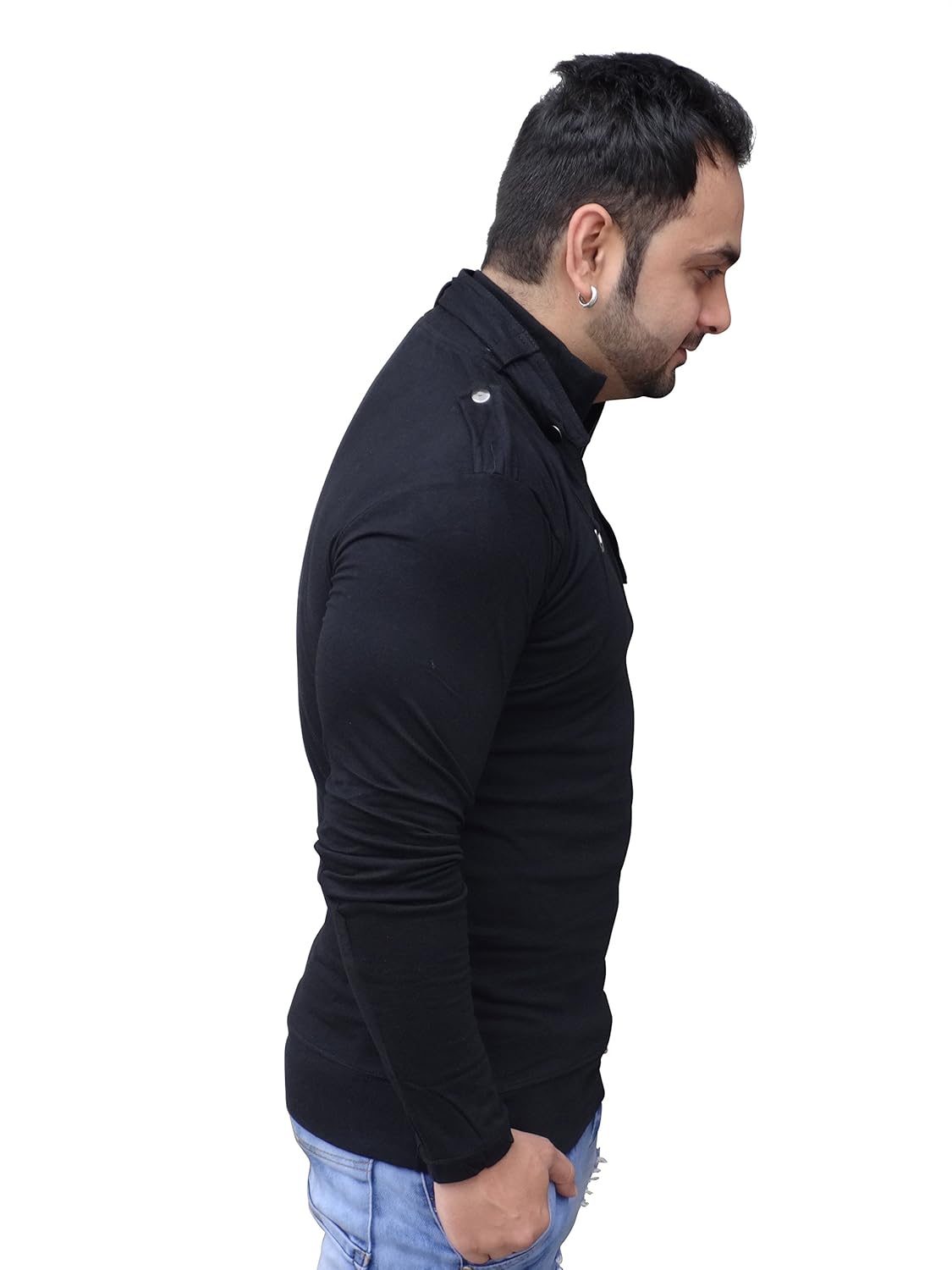 black collection men's cotton t-shirt