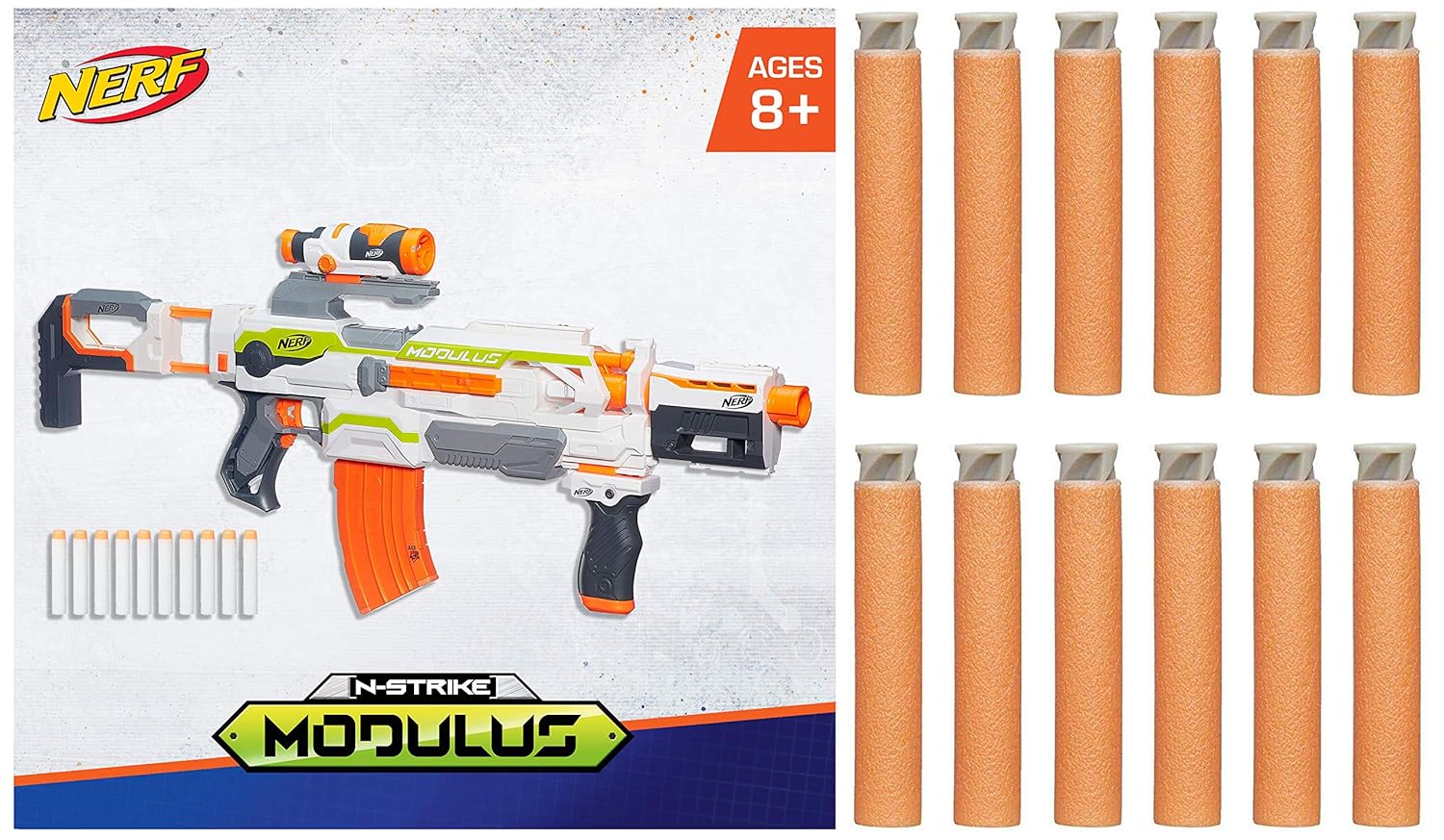 Buy Nerf Modulus Regulator with 12 Extra Elite Accustrike Darts Pack