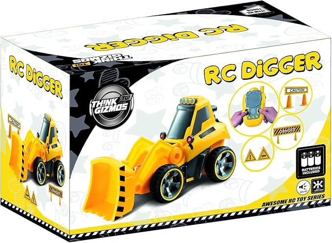 rc petrol car remote control digger