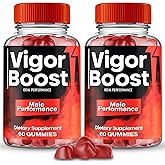 Vigor Boost Gummies, Official VigorBoost Supplement Gummy for Men - Maximum Strength Performance, All Natural Support for Overall Health & Wellness, Advanced Vigor Boost Health Reviews (2 Pack)