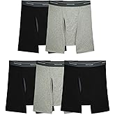 Fruit of the Loom Men's Coolzone Boxer Briefs, Moisture Wicking & Breathable, Assorted Color Multipacks