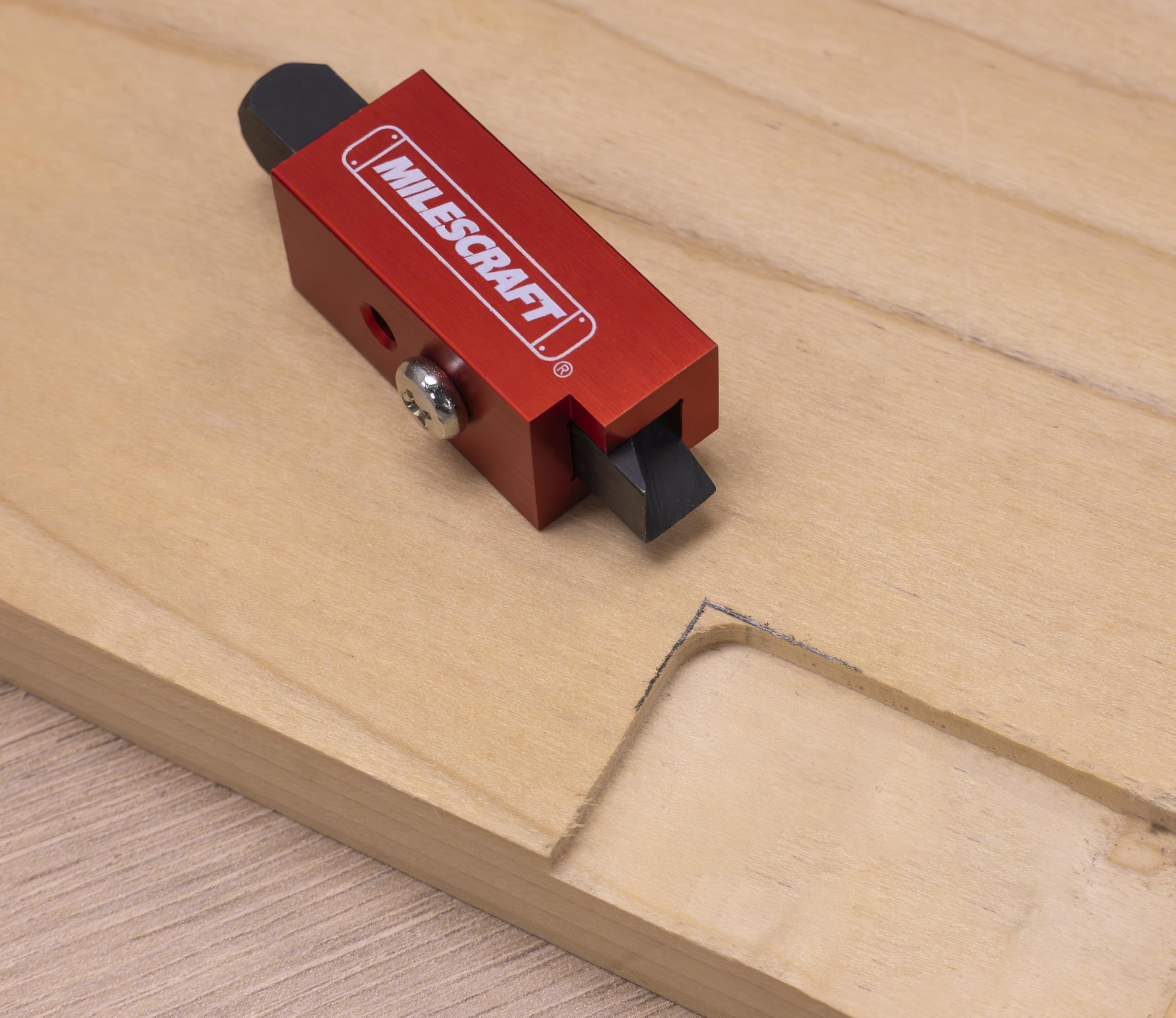 Milescraft 2220 CornerChisel - Spring Loaded Corner Chisel for Quick and Easy Squaring of Door Hinge Recesses, Mortises and Corners – Woodworking