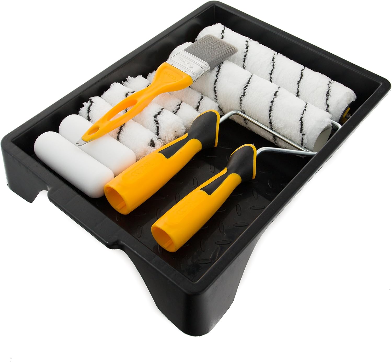 Coral 10501 Easy Coater Paint Kit with Headlock and Mini Roller Frame and Hybrid Brush 12 Piece Pack Set, 12PC - Image 5