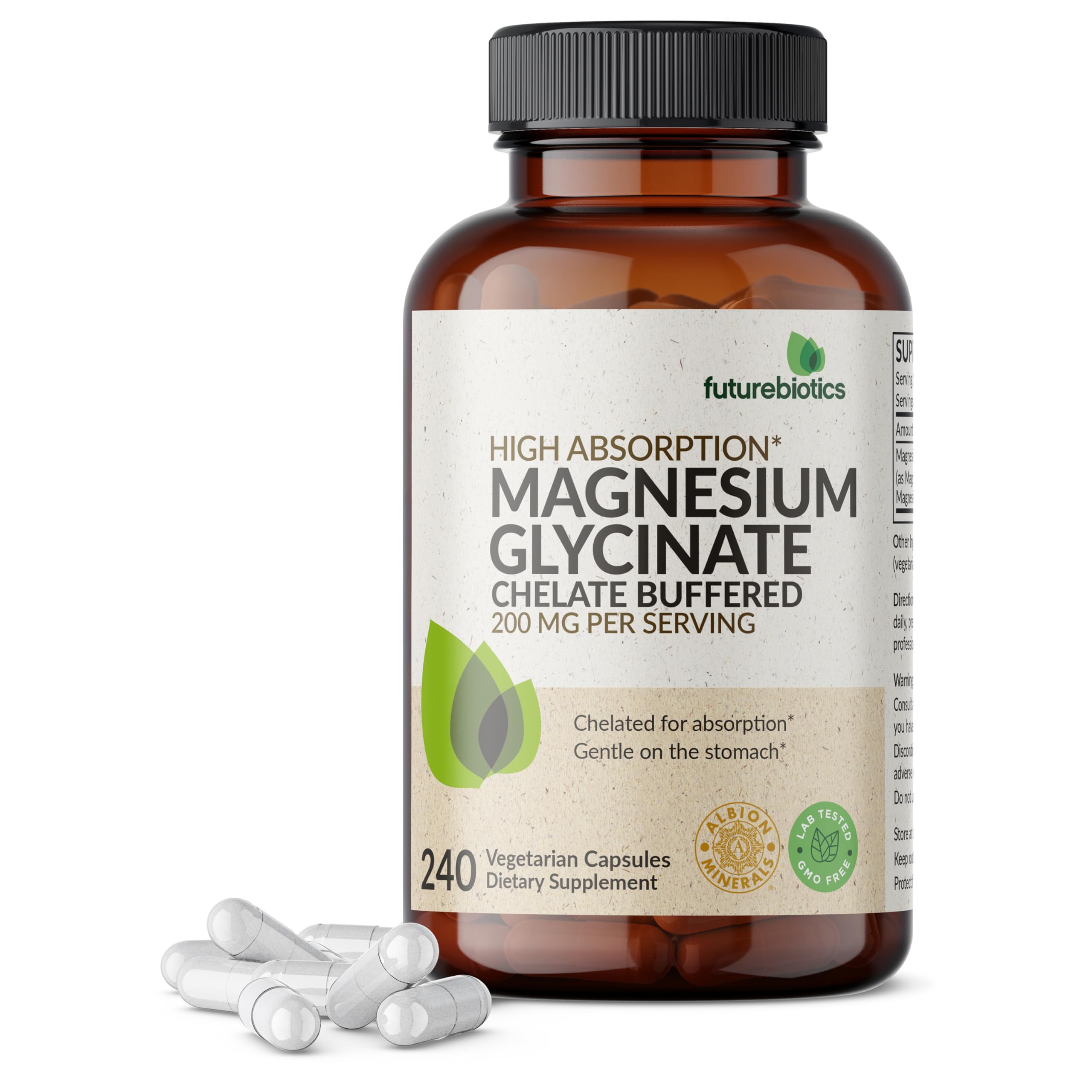Magnesium Glycinate Chelate Buffered 200 mg