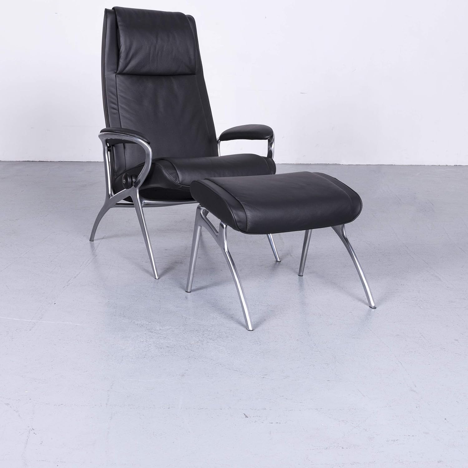 Amazon.de Stressless You James Designer Leder Sessel Schwarz Echtleder
