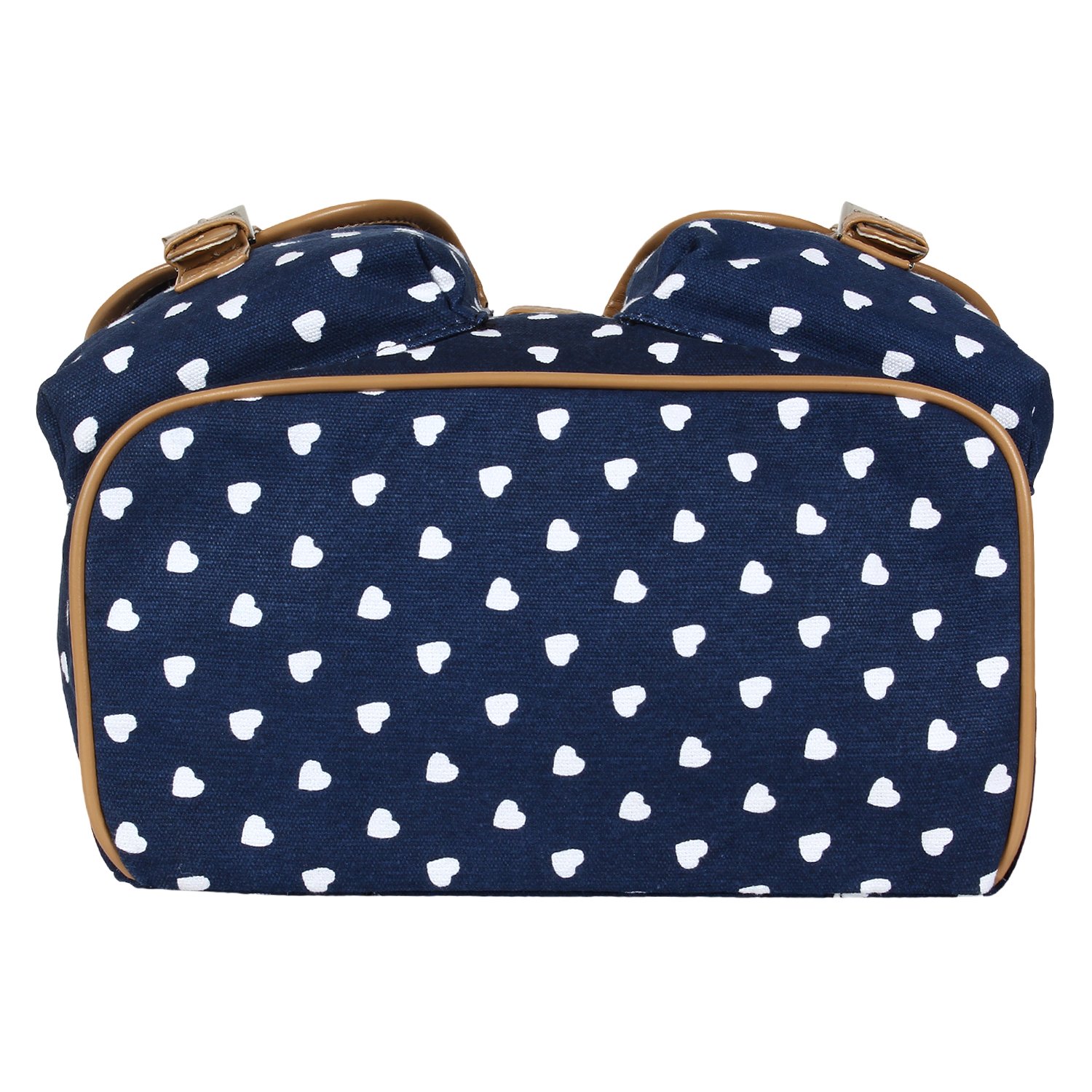 lychee bags women's blue canvas lucy backpack