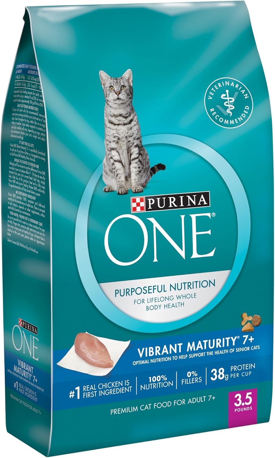 Purina One Vibrant Maturity 7+, 3.5 lb : Pet Supplies