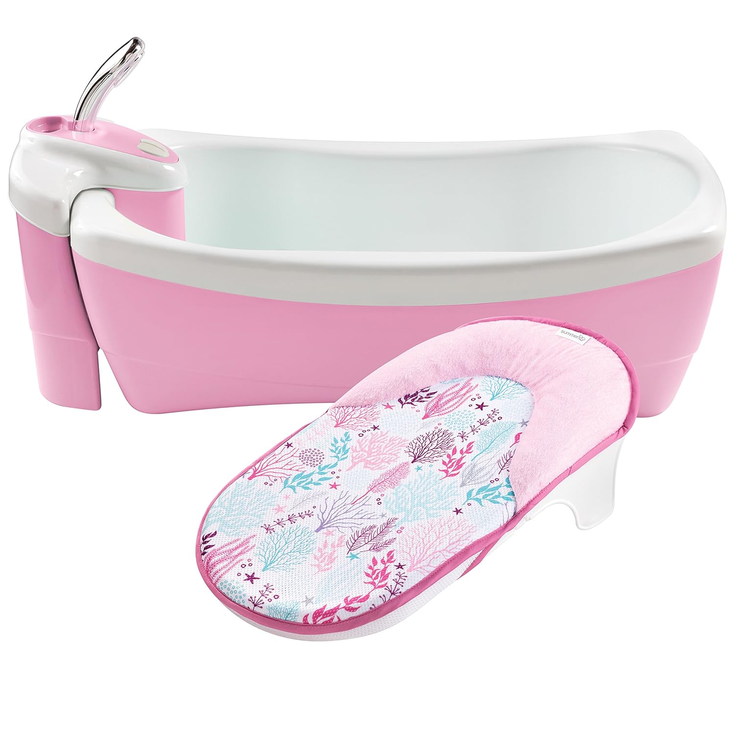 pink baby tub
