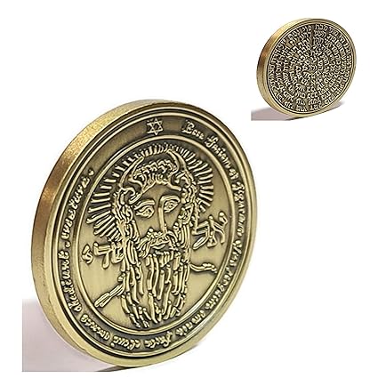 King Solomon El Shaddai Seal Coin Talisman 72 Names Of God Kabbalah Amazon In Home Kitchen