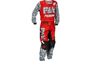 Fly Racing Youth Kinetic Powersports Protective Gear Set – for Dirt Bike, BMX, MTB Riding – Durable, Breathable, Lightweight