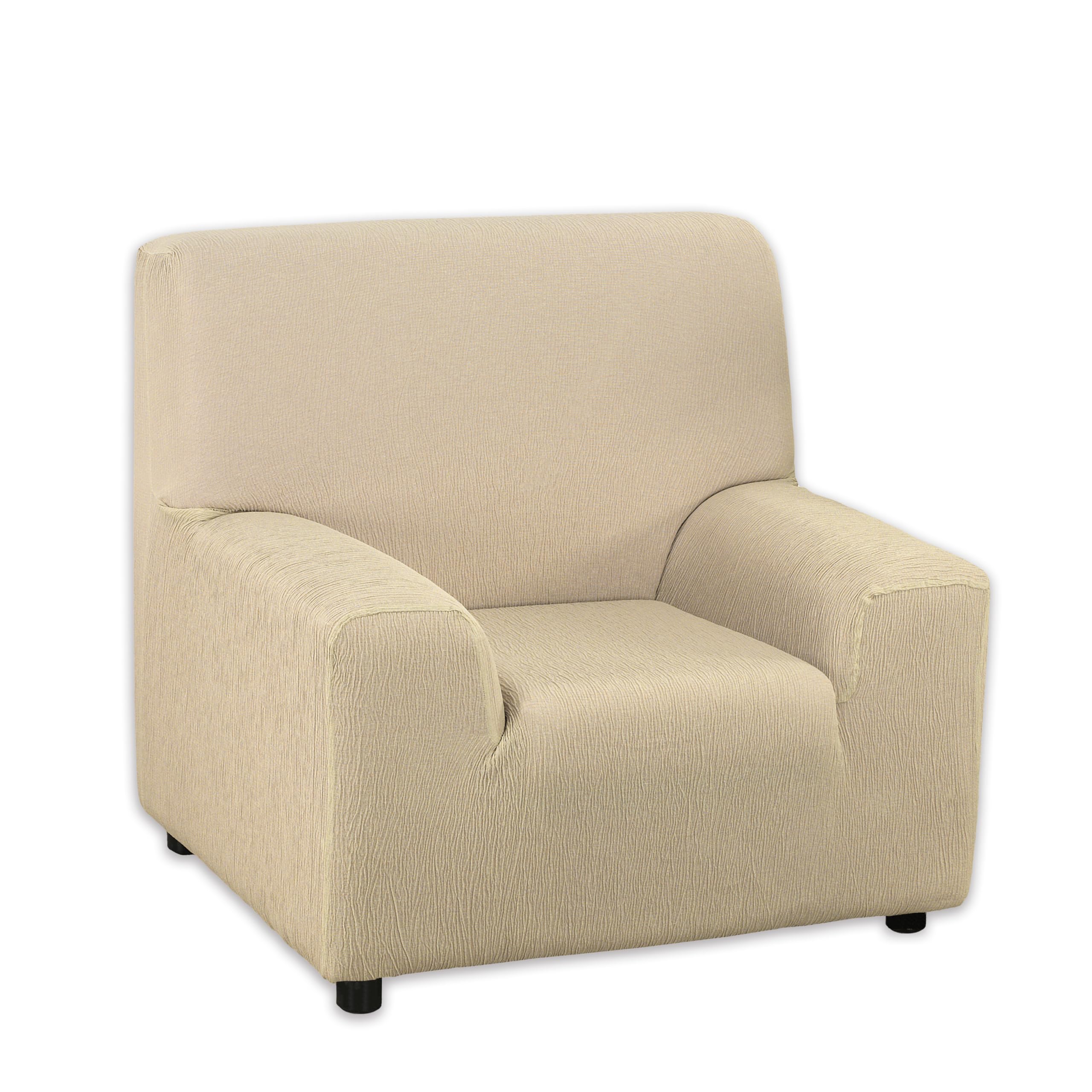 Martina Home Sofa Cover Elastic Model Emilia 1 Space beige