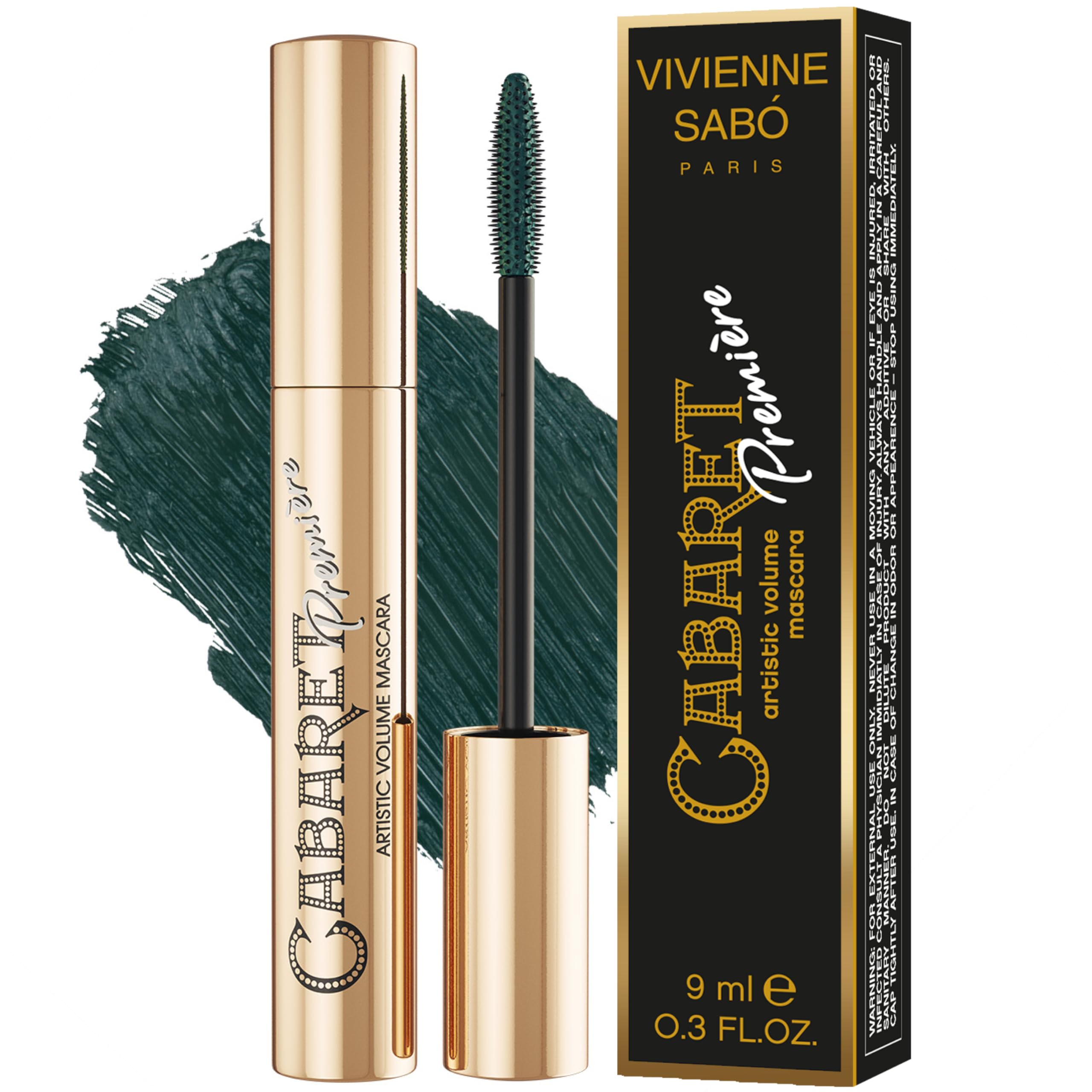 Vivienne Sabo - Artistic Volume Mascara/Volumateur Artistique Cabaret Premiere 06 - Green/Green