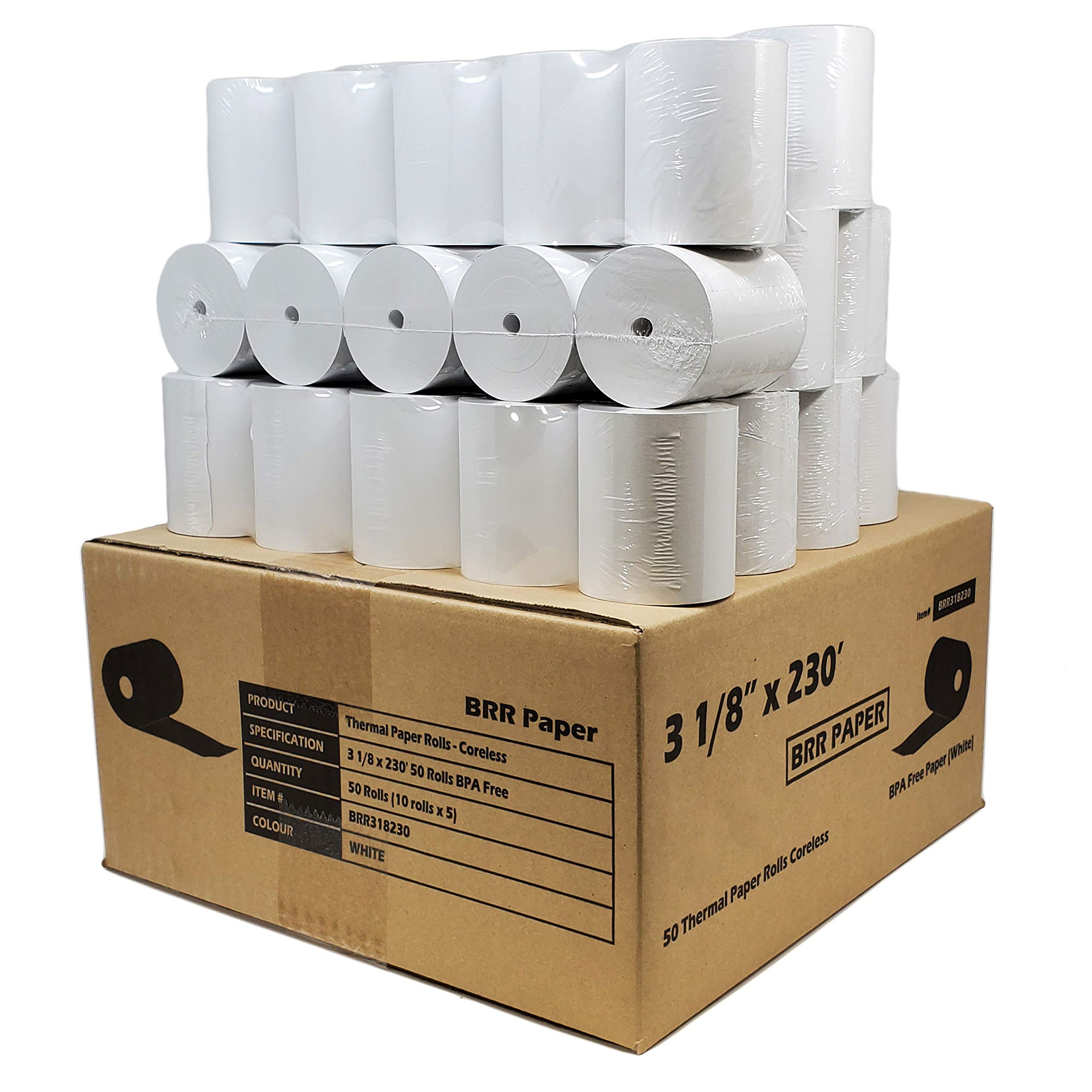 (55 GSM Paper Thickness Coreless) 3-1/8