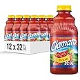 Clamato Picante Tomato Cocktail, 32 fl oz bottle (Pack of 12), Authentic Spicy Flavored Tomato Juice, Perfect Mixer for Micheladas and Bloody Mary Drinks and other Cocktail Spirits