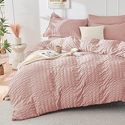 HYMOKEGE Rose Gold Full Size Comforter Sets