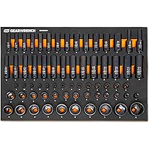 GEARWRENCH 66 Piece 1/4”, 3/8”, 1/2” Drive 6 Point Metric