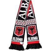 Albania Scarf | Soccer Fan Scarf | Premium Acrylic Knit