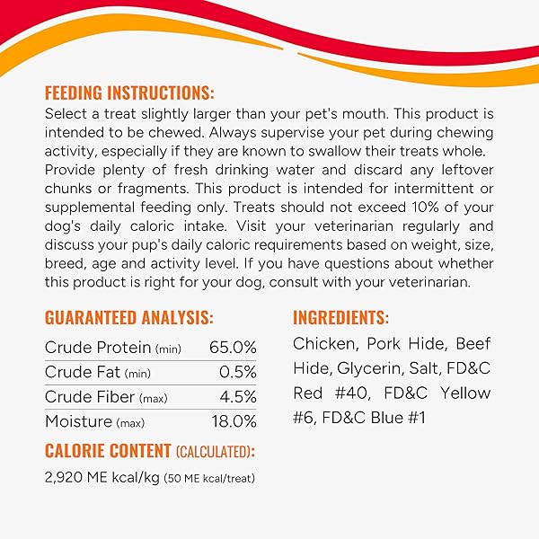 GOOD ‘N’ FUN TRIPLE FLAVOR WINGS CHEWS FOR ALL DOGS, 8 OUNCES, TREAT YOUR DOG TO LONG-LASTING CHEWS MADE WITH CHICKEN, BEEF HIDE AND PORK HIDE