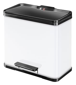 Hailo Öko trio Plus L, Mülltrenner, 3x9 Liter, 3 einzeln herausnehmbare Inneneimer, Deckeldämpfung (Soft Close), made in Germ