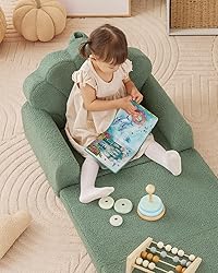 Blissful Diary Kids Couch, 2-in-1 Soft Toddler
