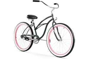 FIRMSTRONG sixthreezero Urban Lady Beach Cruiser Bike, Women's 3 Speed Hybrid Bicycle