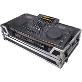 ProX XS-OPUSQUADW ATA Flight Style Road Case For Pioneer Opus Quad DJ Controller with 1U Rack Space and Wheels