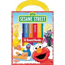 Sesame Street: My First Library - 12 Board Book Block Set - Great