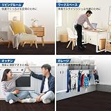 Yes4All Interlocking Exercise Foam Mats 12 Tiles 4.46 m² Dark Walnut view 5