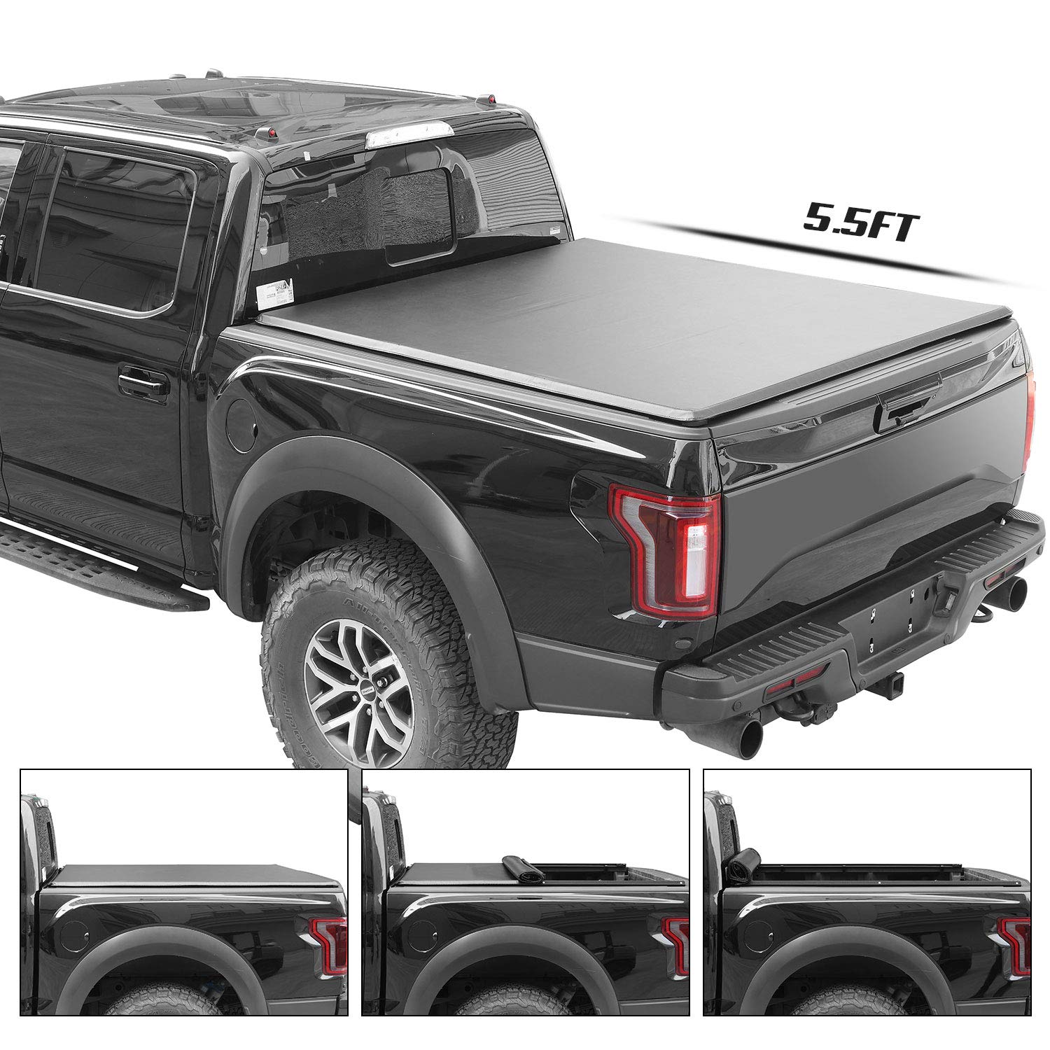 Turbo Sii Roll Up Truck Bed Tonneau Cover Fits Ford F150 2016 2018 5 5 Ft Bed 5 Years Warranty Buy Online In Barbados Turbo Sii Products In Barbados