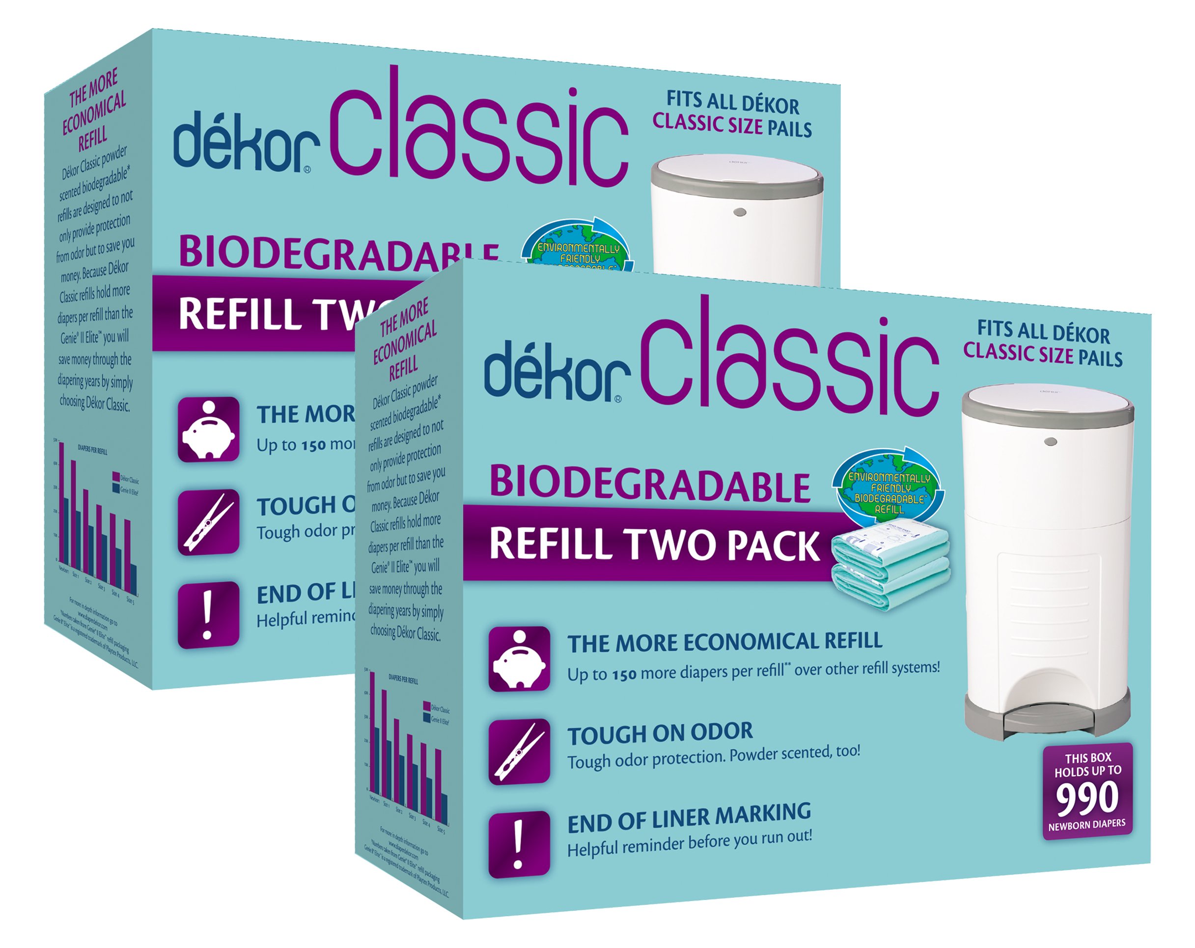 biodegradable diaper pail bags