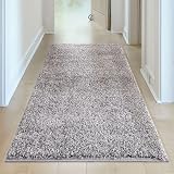 THE RUGS Living Room Shaggy Rug Grey 80x150cm Soft Durable 30mm view 4