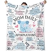 HEIFAM New Mom Gifts Blanket for Women, Gifts for Mother from Daughter Son, Postpartum Gender Reveal Gifts, New Pregnancy Gift for Women Sister Friends, Present for Mother Daily, 50"X60"
