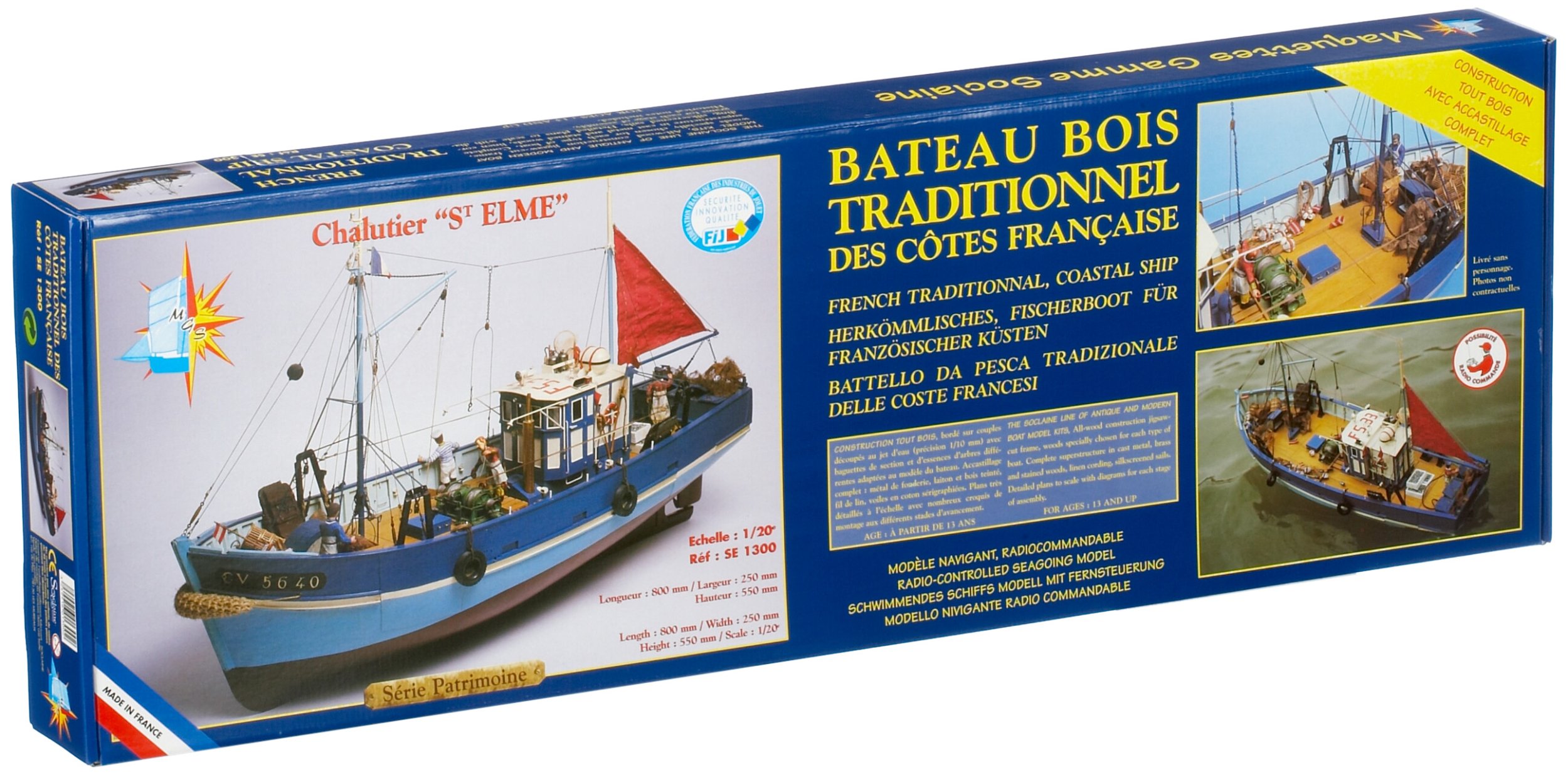 Soclaine Model Ship Saint Elme