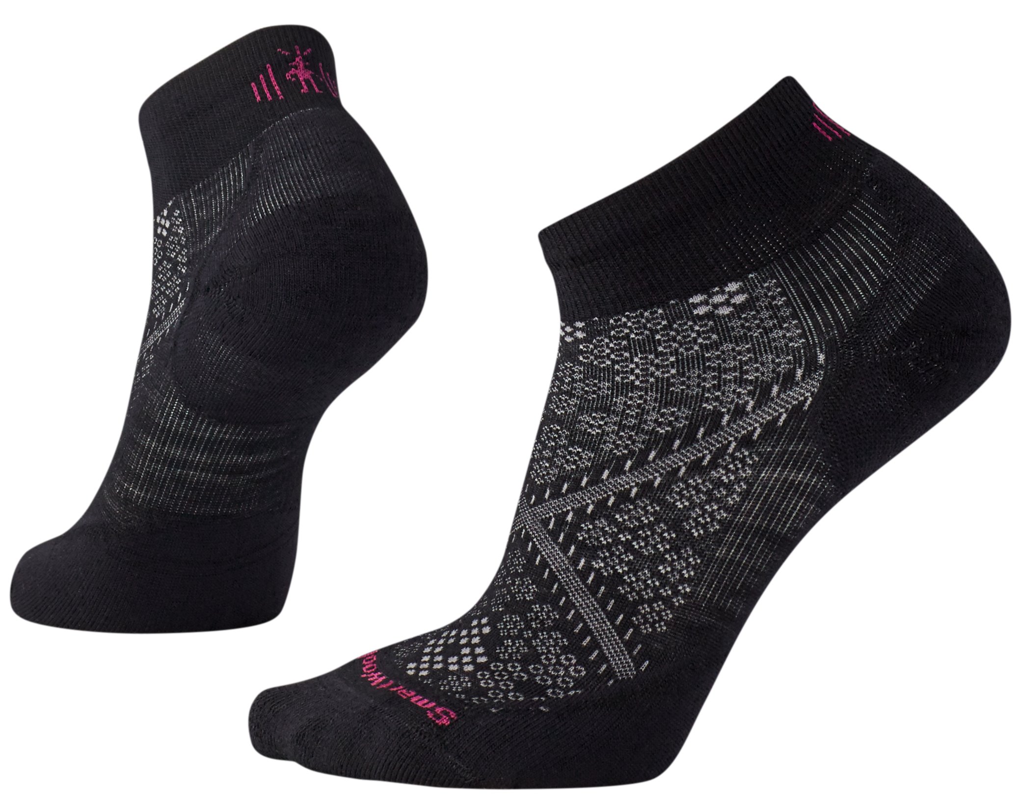 Smartwool Women's Phd Run Light Elite Low Cut Sock - Black, Large